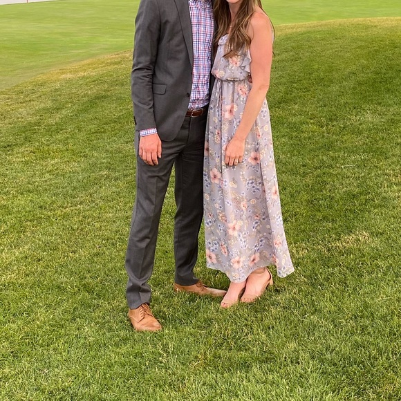 Floral Slip Ruffle Dress Maxi - Picture 8 of 8